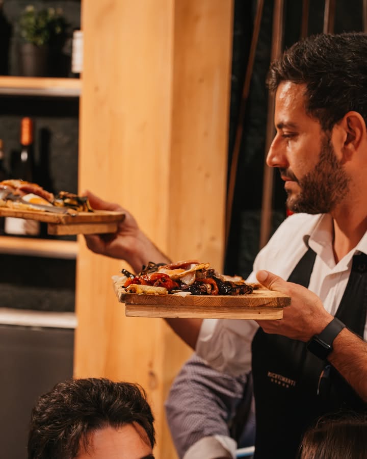 Profumi che si fanno sentire prima ancora di arrivare...
l'antipasto è